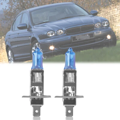 For Jaguar X-Type 2002-2008 - 2x H1 Halogen Headlight High or Low Beam Bulbs - Image 1 of 4