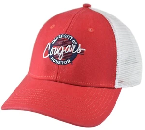 Houston Cougars NCAA Script Circle Logo Mesh Back Team Hat by The Game - Picture 1 of 8