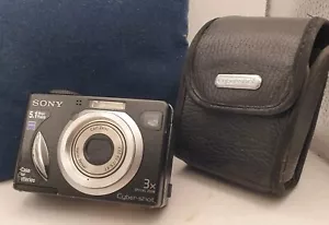 Sony Cybershot DSC-W15 5.1MP Digitalkamera 3x optischer Zoom Speicherkarte 1gb - Bild 1 von 20