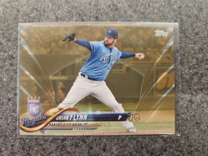 2018 Topps Update Series Baseball Brian Flynn Base Gold /2018