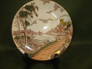 Vintage British Anchor Alton Plate Castle Scene 7" - Picture 1 of 4