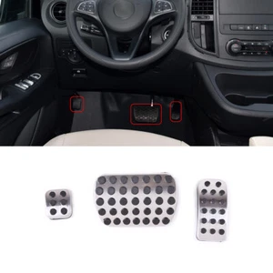 Accelerator Anti-Skid Pedal Foot Brake Plate For Mercedes Benz V-Class Vito W447 - Picture 1 of 7