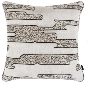 Zinc Designer cushion cover 50cm x 50 cm Salvador Greyscale by Zinc Textile - Picture 1 of 4