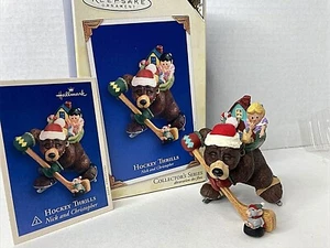 Hallmark Keepsake Ornament HOCKEY THRILLS Nick Christopher Collectors Series 2 - Picture 1 of 12