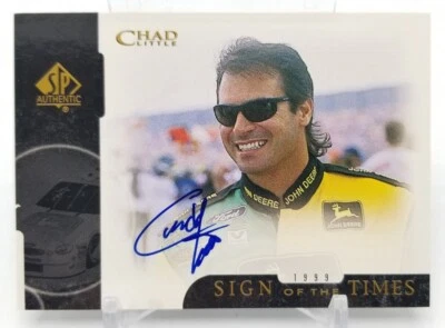 1999 SP Authentic CHAD LITTLE Sign of the Times Auto NASCAR Winston Cup #CL - Image 1 of 4