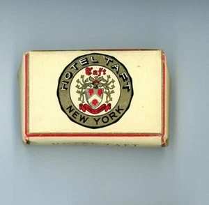  Hotel Taft Hand Soap New York City 7th Ave Ny Soap  Advertising Vintage Bar  - Picture 1 of 9
