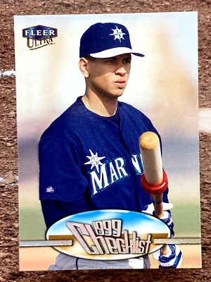1999 Fleer Ultra Alex Rodriguez Checklist #212 - Image 1 of 2