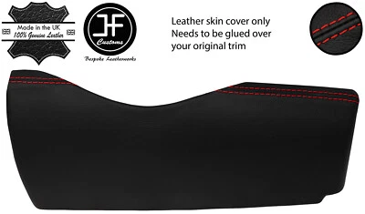 RED  STITCH DRIVER SIDE LOWER DASH TRIM LEATHER COVER FOR SMART ROADSTER 452 - Image 1 of 2