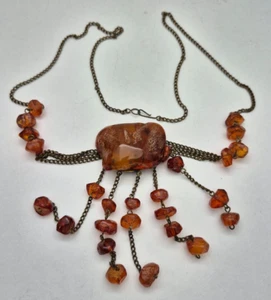 Collar Vintage URSS Original Ámbar Báltico Natural Color Caramelo 41 gr - Imagen 1 de 22
