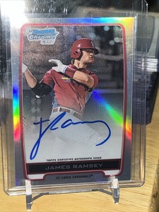 2012 Bowman Chrome James Ramsey 1st Card Refractor (on Card) Auto