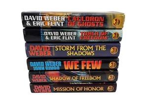David Weber Hardcover Honorverse Series 6 Book Lot Dust Jacket Flint Ringo - Picture 1 of 10