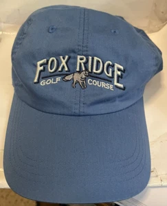 Fox Ridge Golf Course Blue Snapback Hat Cap Adjustable - Picture 1 of 6
