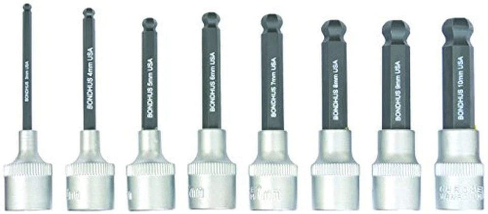 "43487 ProHold Socket Ball End Bit Tool Set w/Socket w/ProGuard,2"",8 PC", mu... - Image 1 of 1