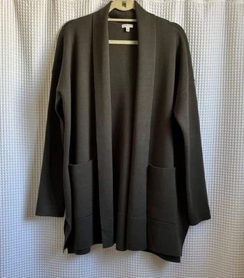 Splendid X Cellajaneblog Mujer Talla XS Cárdigan Plumero Suéter Verde Chal Cuello Foto 1 de 4