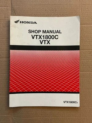 GENUINE HONDA WORKSHOP SUPPLEMENTARY SERVICE MANUAL FACTORY VTX1800C (5) VTX 04 - Image 1 of 4