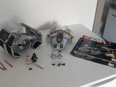 LEGO Star Wars: Vader's Tie Advanced Vs. A-Wing Starfighter (75150) COMPLETO Foto 1 de 4