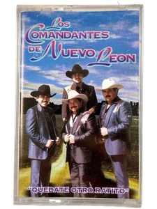 Los Comandantes de Nuevo León Cassette Sealed Quédate Otro Ratito Zaud 90s - Picture 1 of 4
