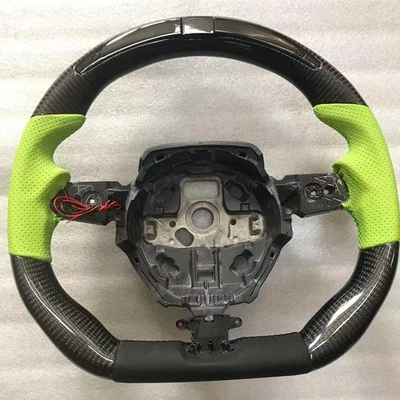 Carbon Fiber Car Steering Wheel LED Display For Lamborghini Huracan LP610 LP580 - Image 1 of 4