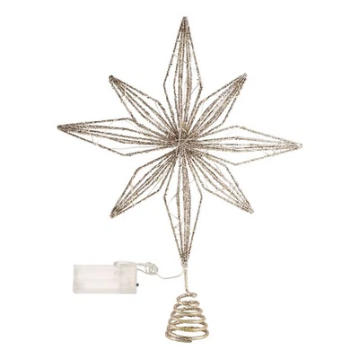 Weihnachtsbaumspitzen, Stern-LED-Lampe, Zuhause, Weihnachtsdekoration für B3062 - Bild 1 von 4