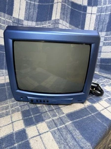 Matsui Retro Blue Colour TV CRT 1409R Retro Gaming 14” **NO REMOTE** - Picture 1 of 14