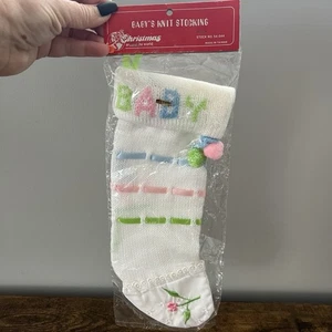 Baby Strickstrumpf von Weihnachten auf der ganzen Welt - NEW OLD STOCK - 11" groß - Bild 1 von 4