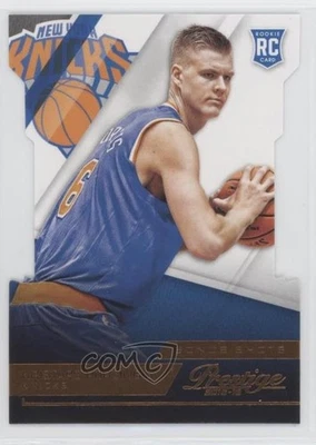 2015 Prestige Rookies Bonus Shots Orange Die-Cut Kristaps Porzingis Rookie RC - Image 1 of 2