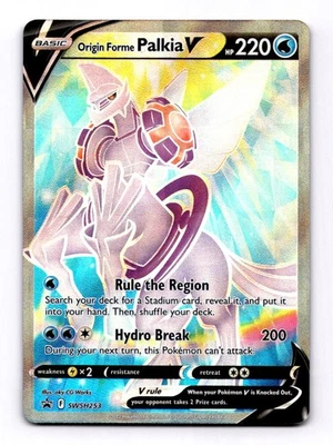 Origin Forme Palkia V SWSH253 Promo Pokemon TCG Sword & Shield Promo Cards NM - Image 1 of 2