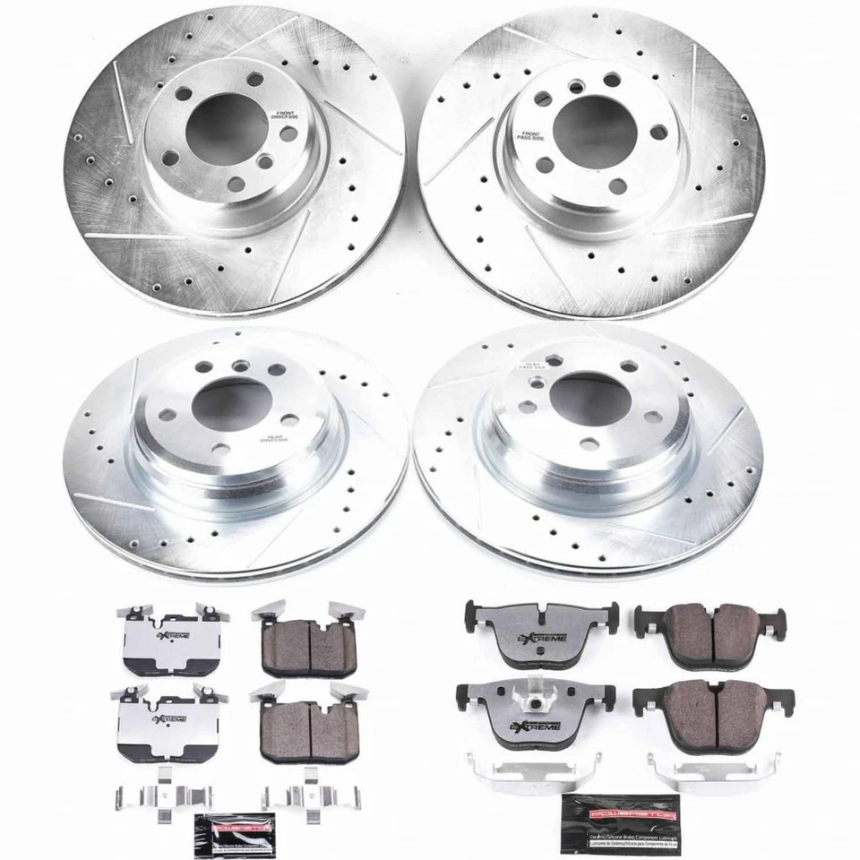Power Stop Brake Kit For BMW 435i Gran Coupe 2015 2016 Front & Rear Z26 Street Foto 1 de 4