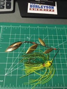 DISC. STRIKE KING GEORGE COCHRANE TITANIUM QUAD SHAD SPINNERBAIT UNGEFISCHT - Bild 1 von 5