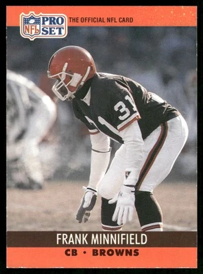 Frank Minnifield 1990 Pro Set Football #475 - Cleveland Browns - Image 1 of 2