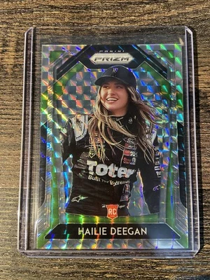 2020 Hailie Deegan Panini Prizm Variation Silver Mosaic #/199 Rookie - Image 1 of 2