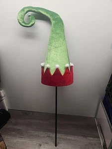 Tree Topper Green Elf Hat - Picture 1 of 9