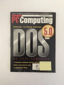 PC Computing JUL 1991 back issue COMPUTER magazine - DOS 5.0 Special Report - Picture 1 of 3