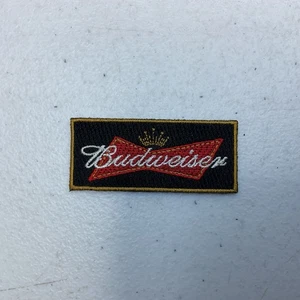 Parche vintage Budweiser Beer Bud King of Beers - Imagen 1 de 2