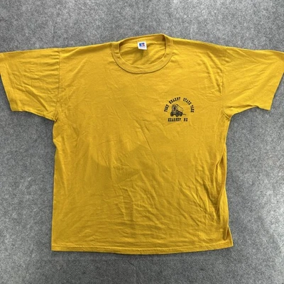 Vintage Russell Athletic Shirt Mens XL Gold Fort Kearny State Park 90s Made USA - Image 1 of 4