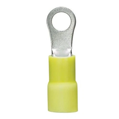 PV10-8RX-D Ring Terminal, 12-10 AWG, #8, Vinyl, for Large Wire O.D-500EA - Image 1 of 2