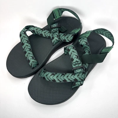 Sandalia Chaco ZCloud Hombre 12 | EU 45 Correa Ajustable Negra y Verde (NUEVA EN CAJA) Foto 1 de 4