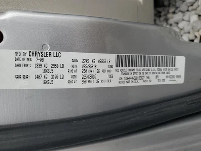 2008 Dodge Caravan Washer Reservoir 3.30L Genuine OEM Used Part C25639 - Image 1 of 4