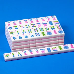 Pink American Mahjong Set 166 Tiles 1.2-inch Game...  - Picture 1 of 7