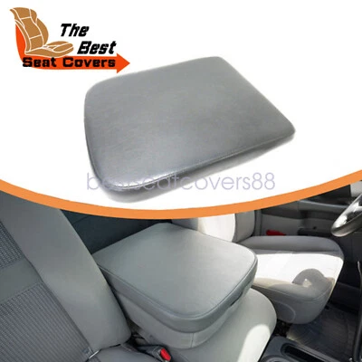 Серый кожаный чехол на подлокотник крышка центральной консоли для Dodge Ram 2500 2002-2007 2008 годов выпуска - Изображение 1 из 4