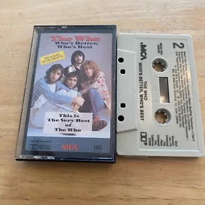 The Who - Who's Better, Who's Best - MCA Records Cassette USA Import Double Play - Picture 1 of 3