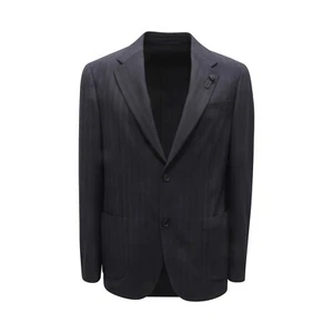 I7031 ABITO UOMO LARDINI MAN SUIT BLUE DROP 7R - Picture 1 of 4