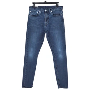 Levis Jeans Mens 30x30* Dark Blue 512 Slim Taper Fit Stretch Big E Premium Denim - Picture 1 of 14