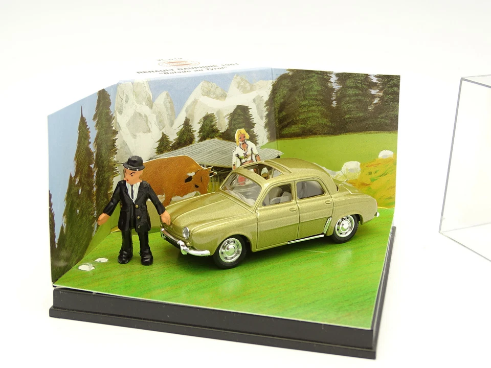 Verem CEC 1/43 - Diorama Renault Dauphine 1961 Passeggiata In Tirolo - Immagine 1 di 1