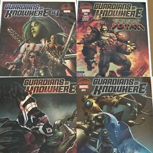 Guardians Of Knowhere 1,2,3,4 Secret Wars 2015 Full Run Lot Gamora, Venom NM
