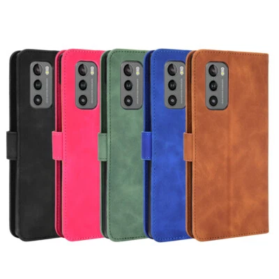 Classic Luxury Magnetic Leather Wallet Holder Flip Cover For LG Wing 5G Phone - Image 1 of 4