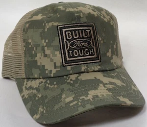 Hat Cap Licensed Ford Built Tough Digital Camo Mesh CF - Picture 1 of 2