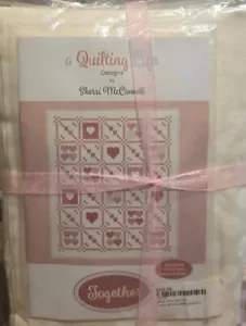 A Quilting Life Designs by Sherri McConnell Stitch Pink 64.5" x 75.5" Quilt Kit - Picture 1 of 3