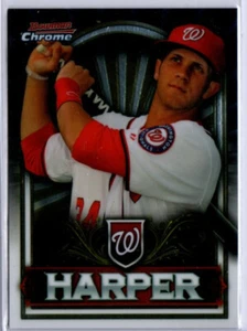 Béisbol Bowman Chrome 2011 BCE1 Bryce Harper INSERTO exclusivo al por menor de los Nacionales - Imagen 1 de 1
