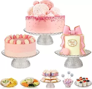 Cake Stand Set Cupcake Holder Tiered Dessert Food Tray Appetizer Platters - Picture 1 of 7
